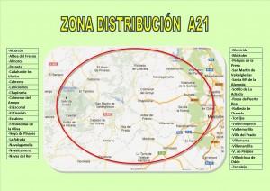 zona distribución